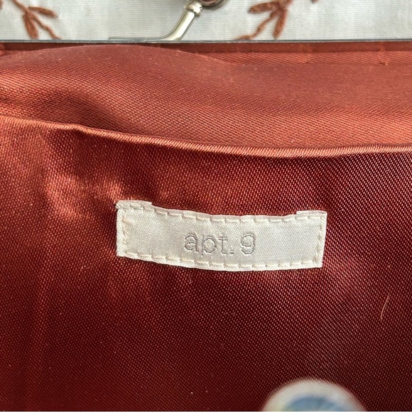 Vtg 90’s Apt 9 Women’s Copper Sequin Fashion Clutch w/ Removable Chain Strap - Picture 8 of 11